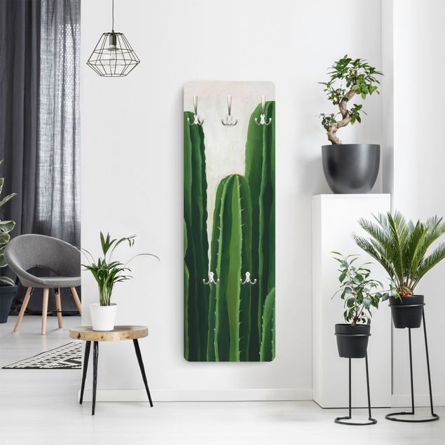 Cabides de parede em verde Favorite Plants - Cactus