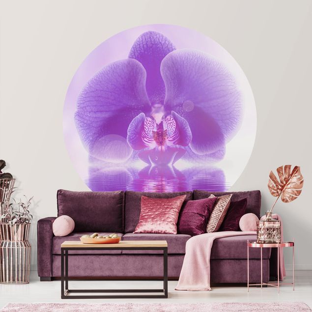 decoraçao cozinha Purple Orchid On Water