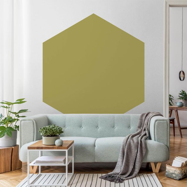 Papel de parede hexagonal Lime Green Bamboo