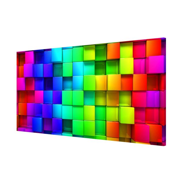 quadros 3d efeito tridimensional 3D Cubes
