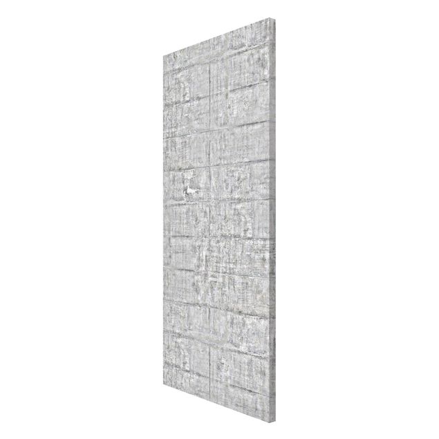 Quadros magnéticos imitação pedra Old Bricks With Concrete Look