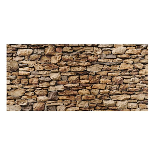 quadros 3d efeito tridimensional American Stone Wall