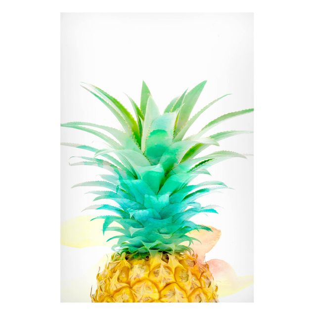 Quadros modernos Pineapple Watercolour