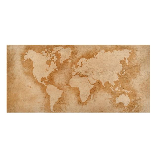Quadros magnéticos mapas Antique World Map