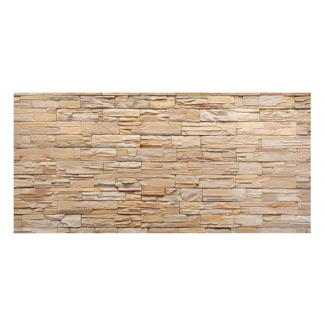 Quadros 3D Asian Stonewall - High Bright Stonewall Made Of Cosy Stones