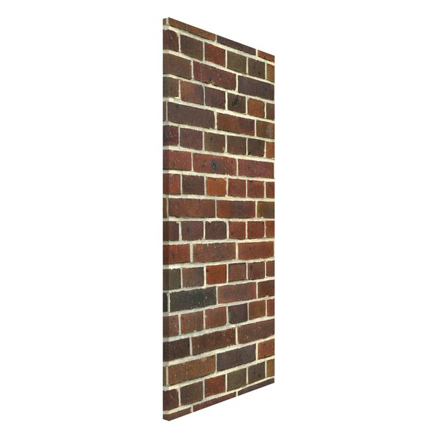decoraçao para parede de cozinha Brick Wallpaper London Maroon