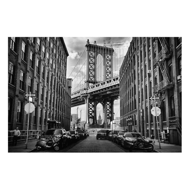 Quadros Nova Iorque Manhattan Bridge In America