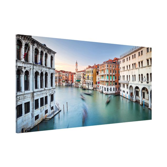 decoraçao para parede de cozinha Grand Canal View From The Rialto Bridge Venice
