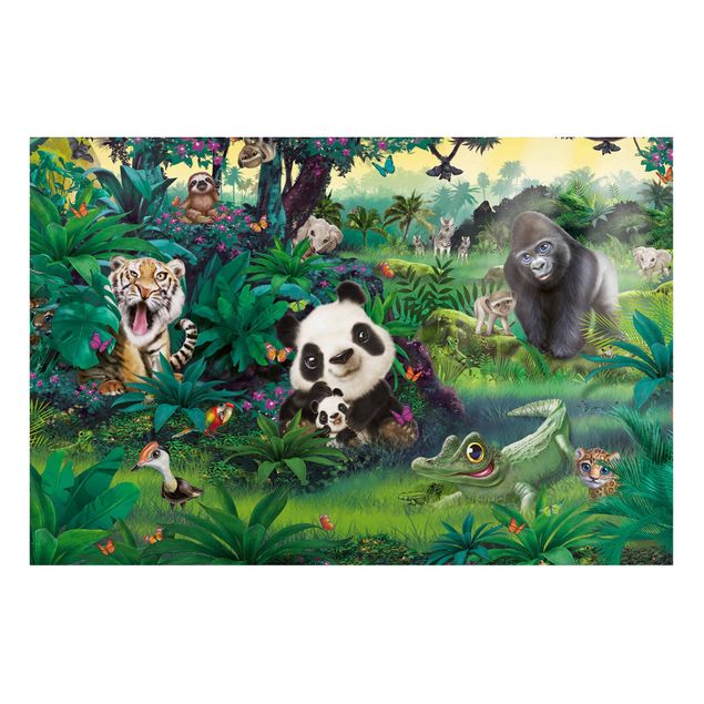 Quadros selva Animal Club International - Jungle With Animals