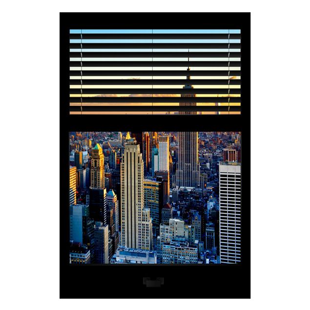 Quadros Nova Iorque Window View Blinds - Sunrise New York
