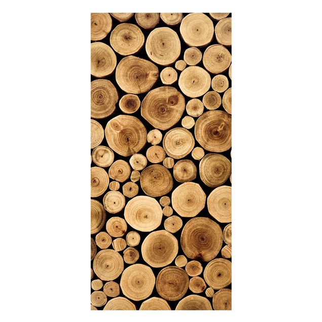 Quadros magnéticos imitação madeira Homey Firewood