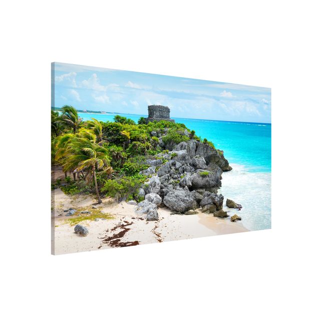 decoraçao para parede de cozinha Caribbean Coast Tulum Ruins