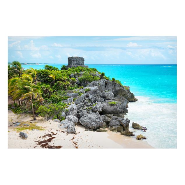 quadro com paisagens Caribbean Coast Tulum Ruins