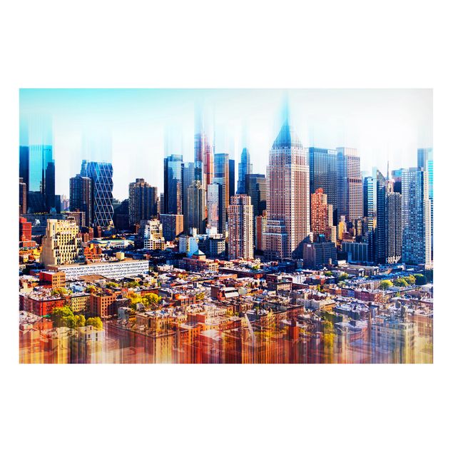 Quadros Nova Iorque Manhattan Skyline Urban Stretch