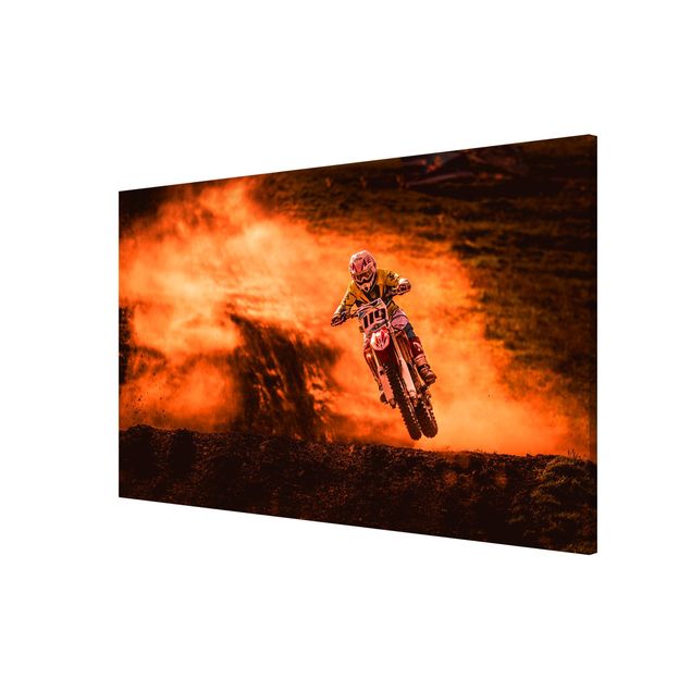 quadro da natureza Motocross In The Dust