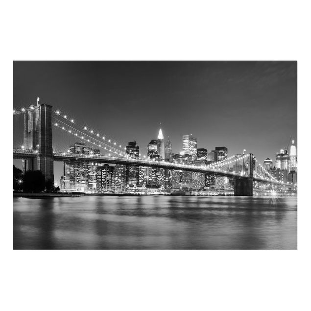 Quadros Nova Iorque Nighttime Manhattan Bridge II