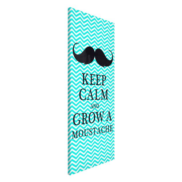 decoraçao para parede de cozinha No.YK26 Keep Calm And Grow A Mustache