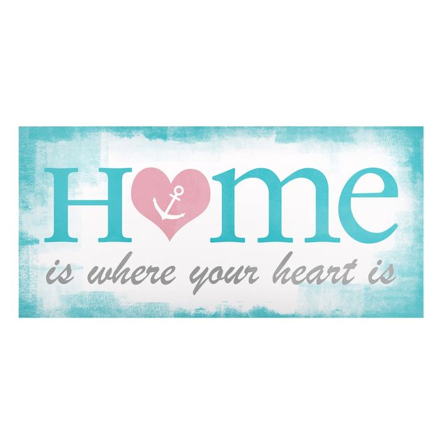 Quadros magnéticos frases No.YK33 Home Is Where Your Heart Is