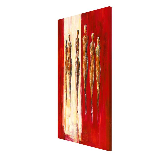 quadros abstratos modernos Petra Schüßler - Six Figures In Red