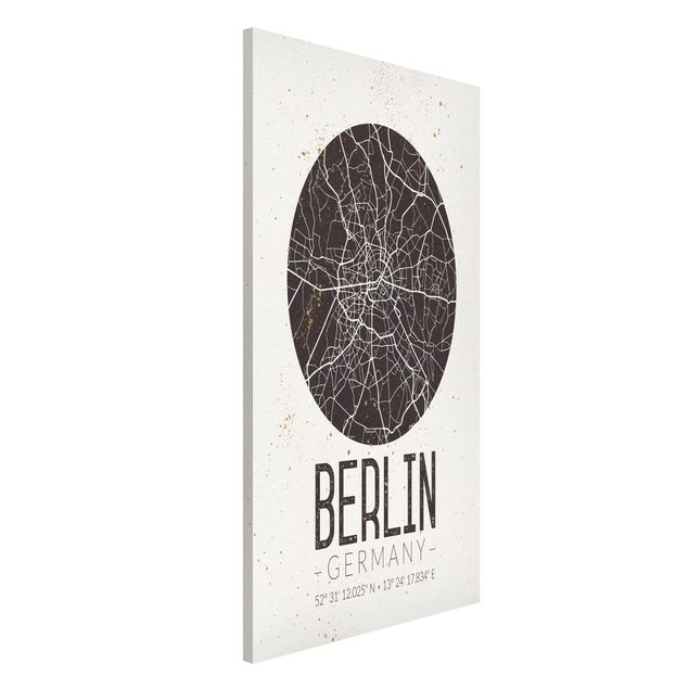 decoraçoes cozinha City Map Berlin - Retro