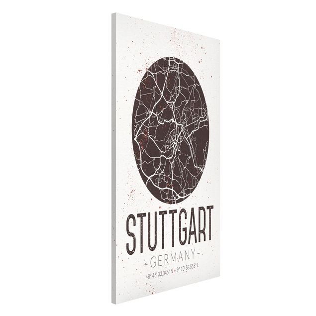 decoraçoes cozinha Stuttgart City Map - Retro