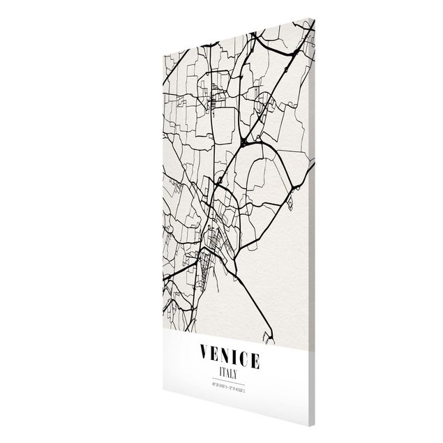Quadros magnéticos frases Venice City Map - Classic