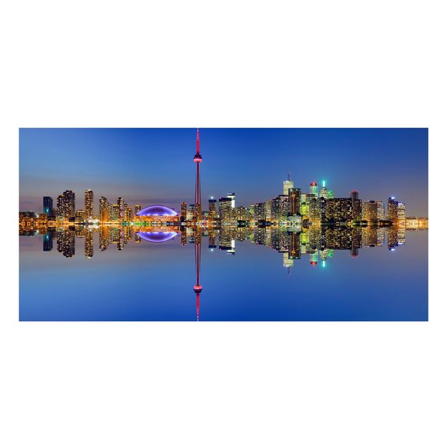 Quadros cidades Toronto City Skyline Before Lake Ontario