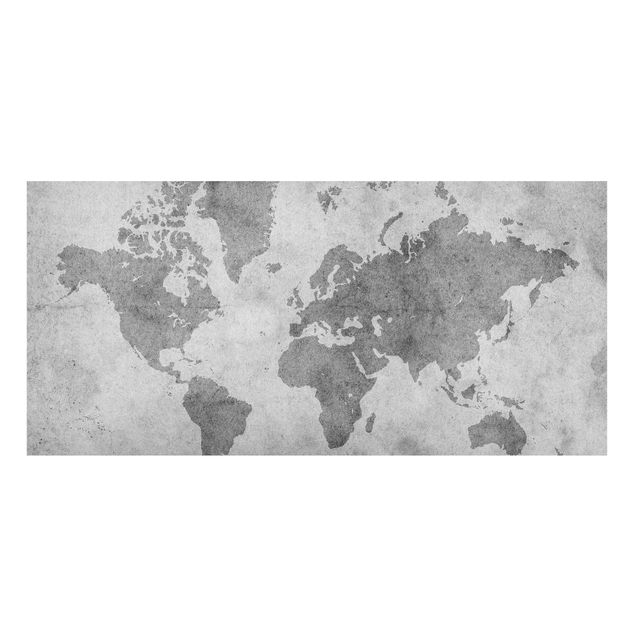 Quadros 3D Vintage World Map II