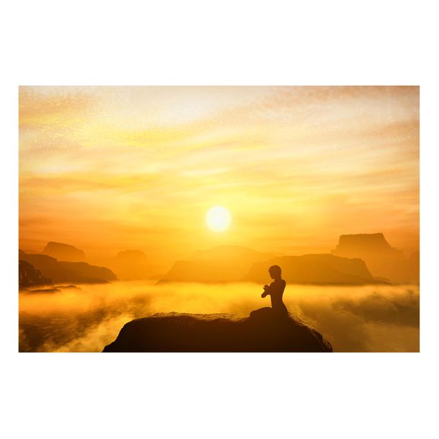 quadro com paisagens Yoga Meditation