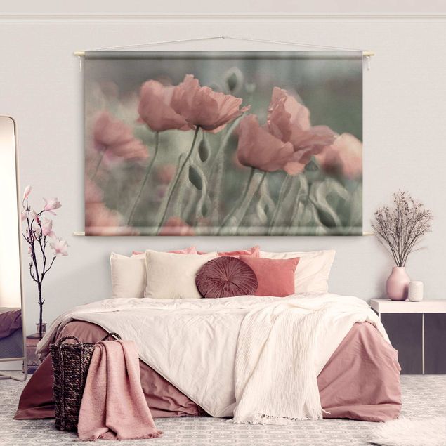 Tapeçaria de parede moderna Picturesque Poppy