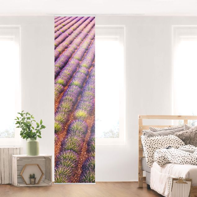 Painéis deslizantes flores Picturesque Lavender Field