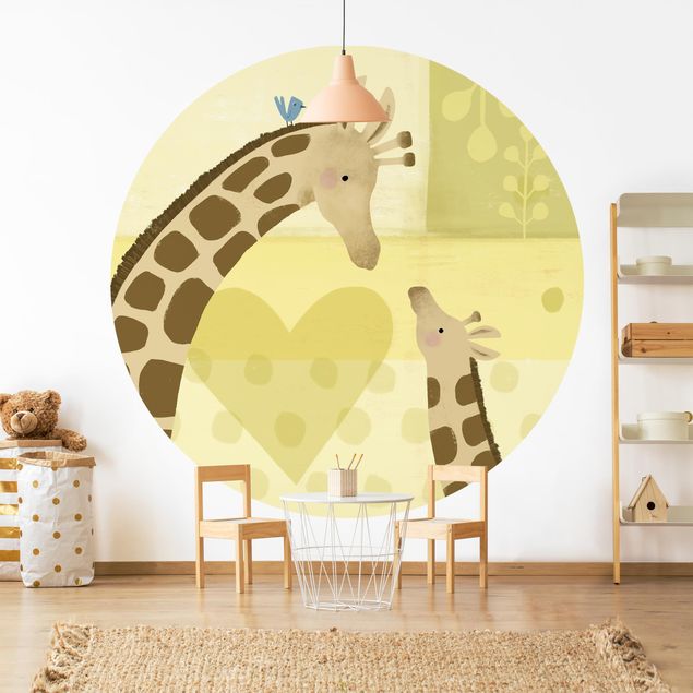 Papel de parede girafas Mum And I - Giraffes
