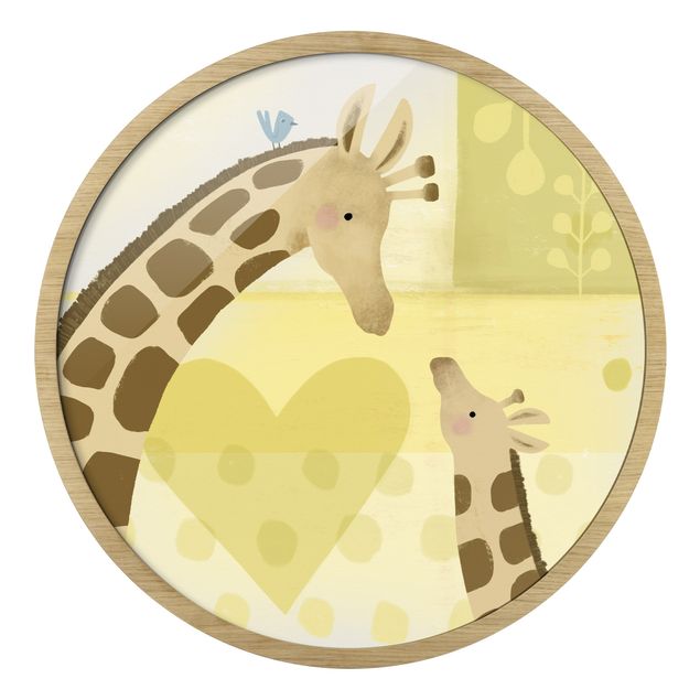 Quadros românticos Mum And I - Giraffes
