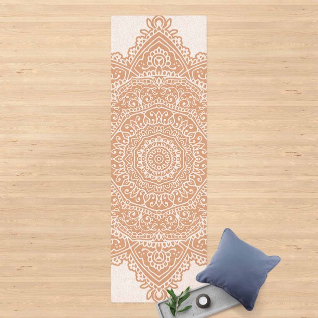 tapete para sala moderno Mandala Indian Ornament