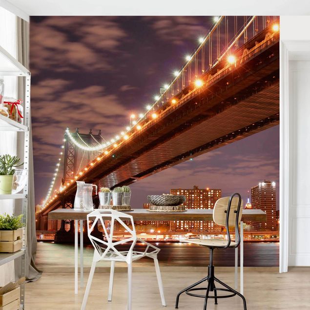 decoraçao para parede de cozinha Manhattan Bridge