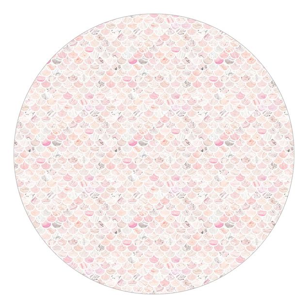 Papel de parede padrões Marble Pattern Rosé