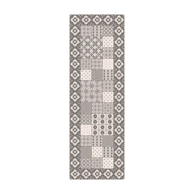 tapete pequenininho Moroccan Tiles Combination Marrakech With Tile Frame