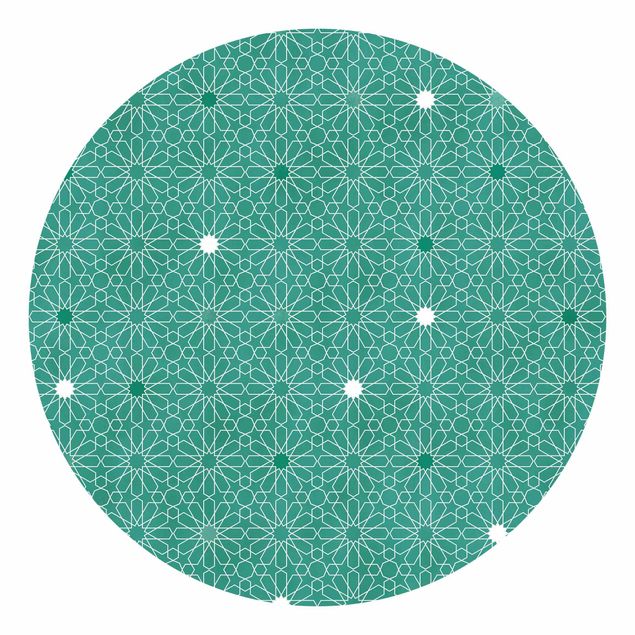 papel de parede moderno para sala Moroccan Stars Pattern