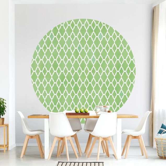 decoraçao para parede de cozinha Moroccan Honeycomb Pattern