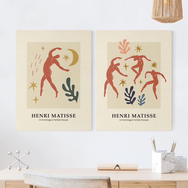 telas decorativas para sala de jantar Matisse Homage - Dances