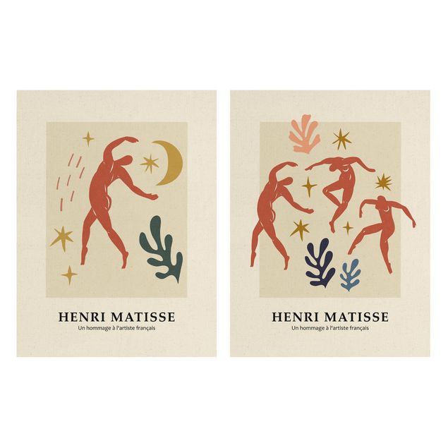 decoração quadros Matisse Homage - Dances