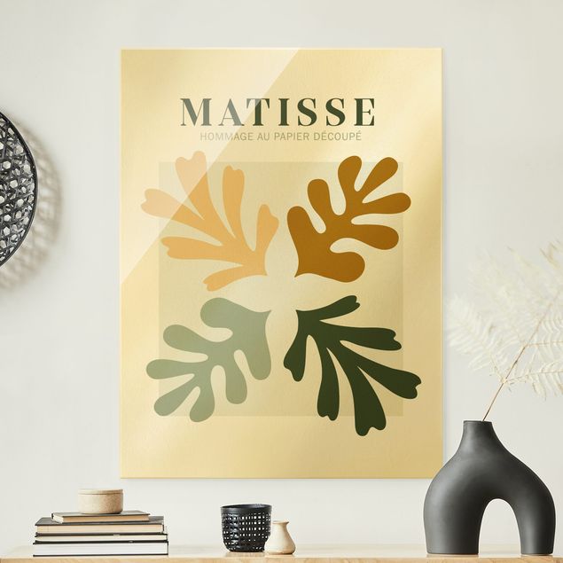 quadros abstratos modernos Matisse Interpretation - Leaves
