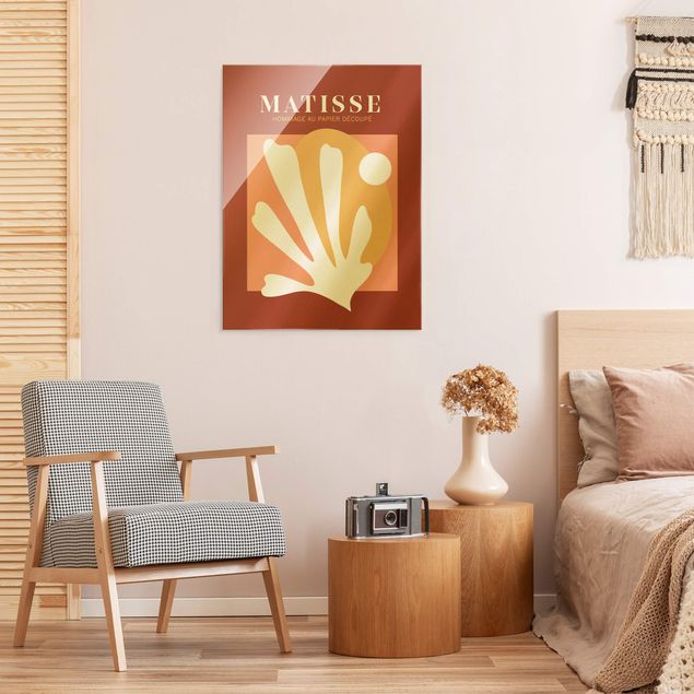 quadros modernos para quarto de casal Matisse Interpretation - Combination Red