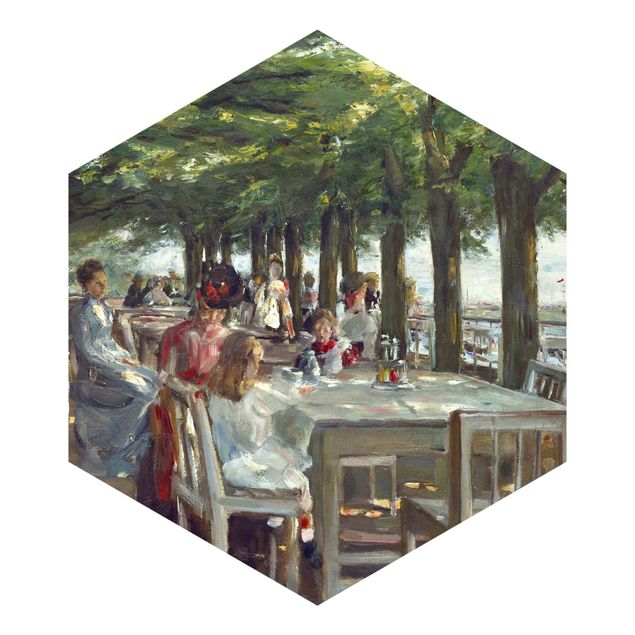 papel de parede com paisagem Max Liebermann - The Restaurant Terrace Jacob