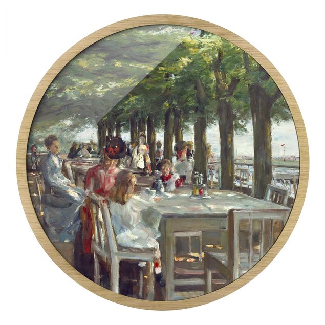 Quadros famosos Max Liebermann - The Restaurant Terrace Jacob
