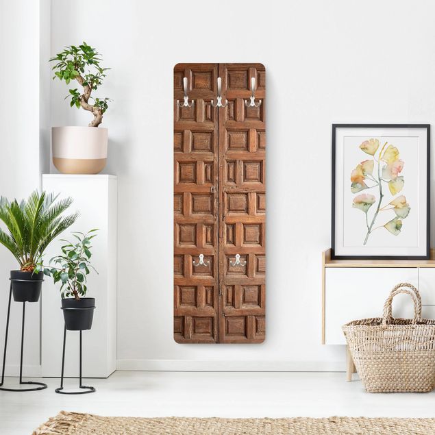 Cabides de parede em marrom Mediterranean Wooden Door From Granada
