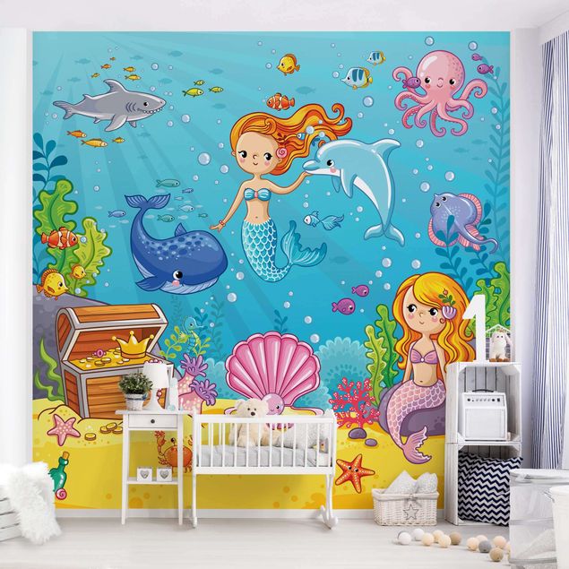 Decoração para quarto infantil Mermaid - Underwater World