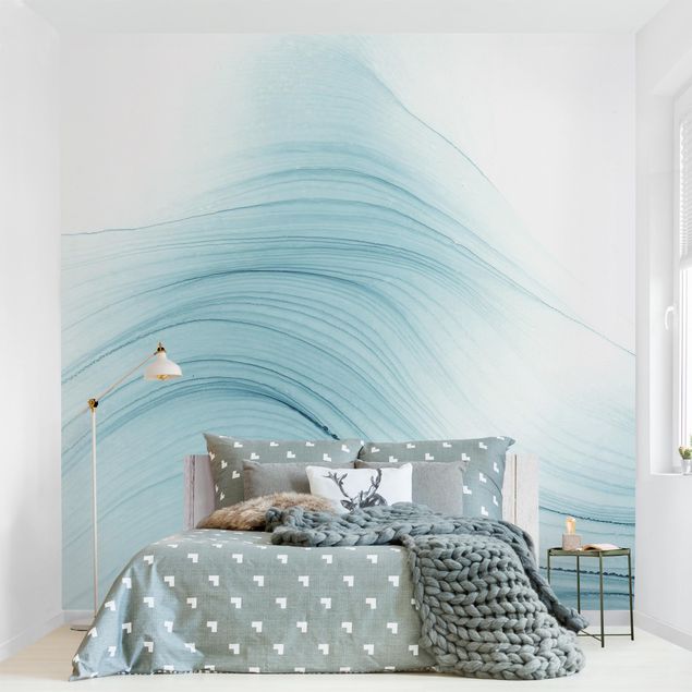 mural para parede Mottled Touch Of Blue