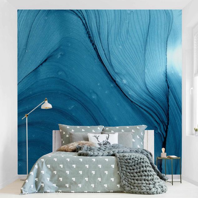 Mural de parede Mottled Blue