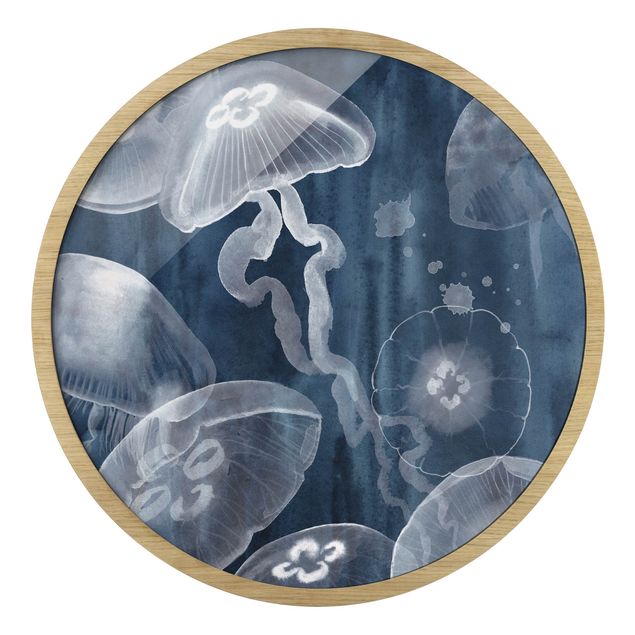 decoração quadros Moon Jellyfish I